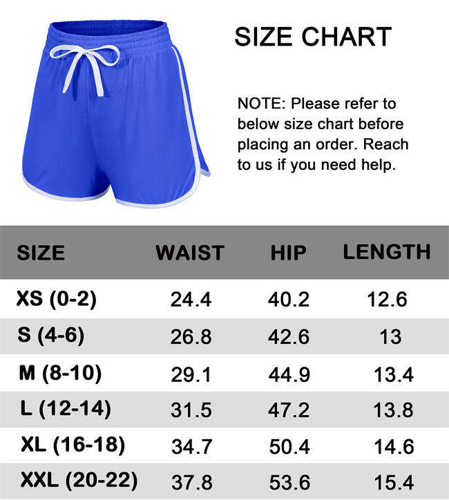 Women Summer Shorts Athletic Running Shorts Sports Workout Shorts with Drawstring